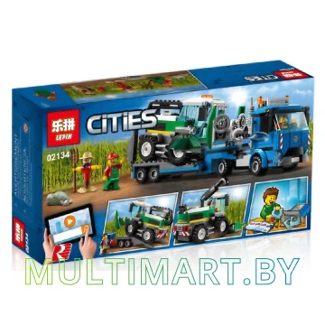 Конструктор Lepin 02134 Транспортировщик для комбайнов (401 деталь) картинка 2